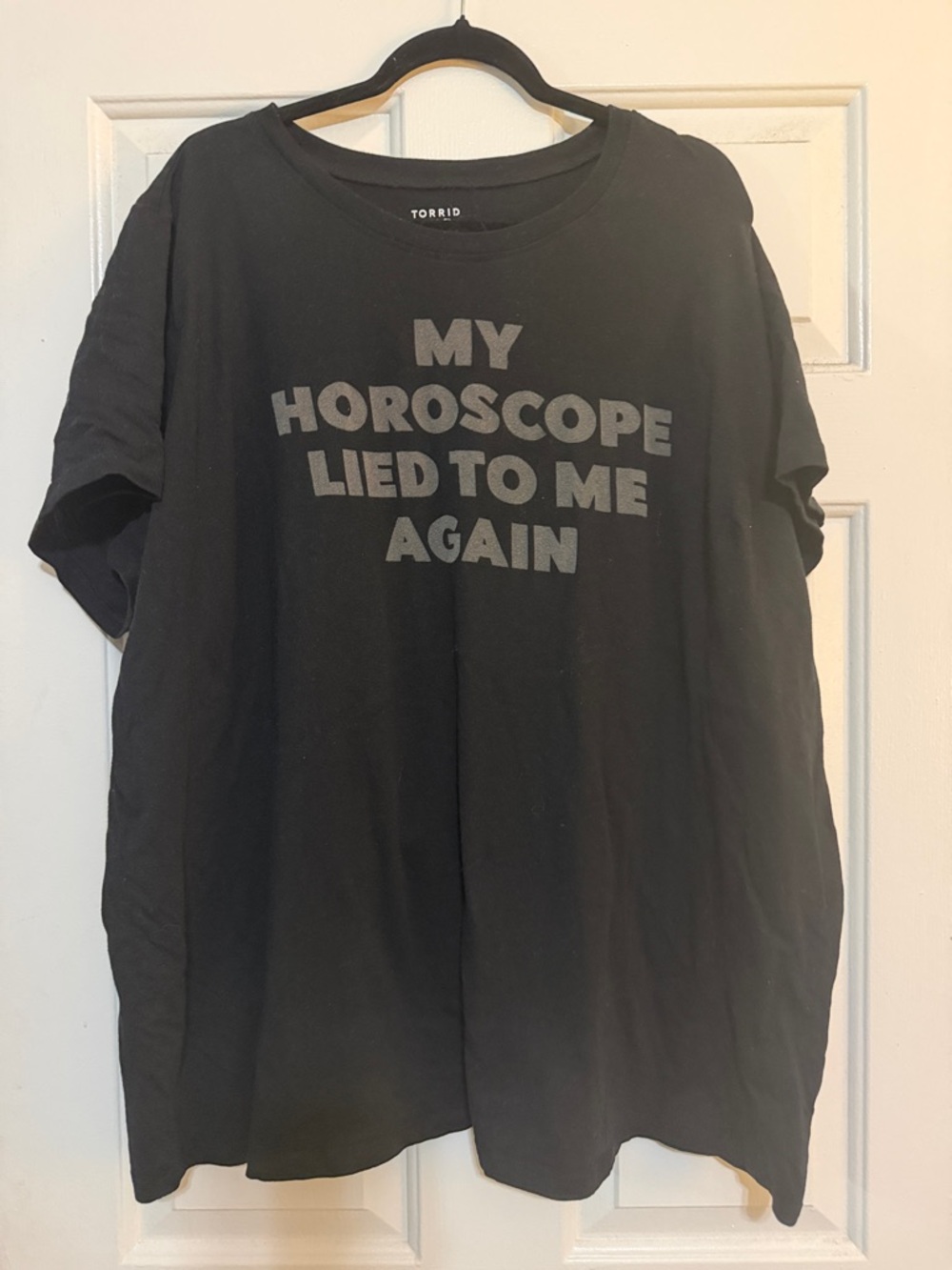 torrid Black Graphic Tee with Slogan